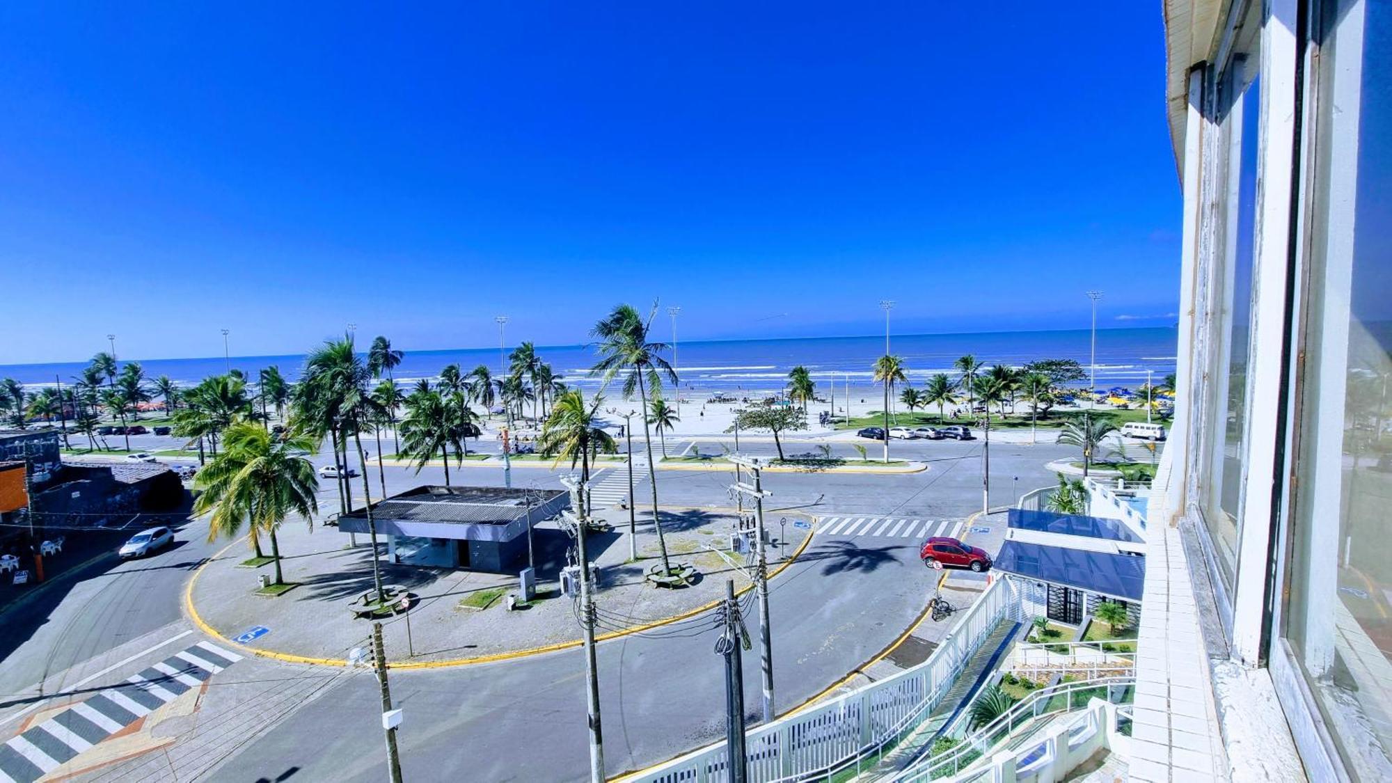 Apto Em Frente Ao Mar - Predio Redondo Peruíbe المظهر الخارجي الصورة